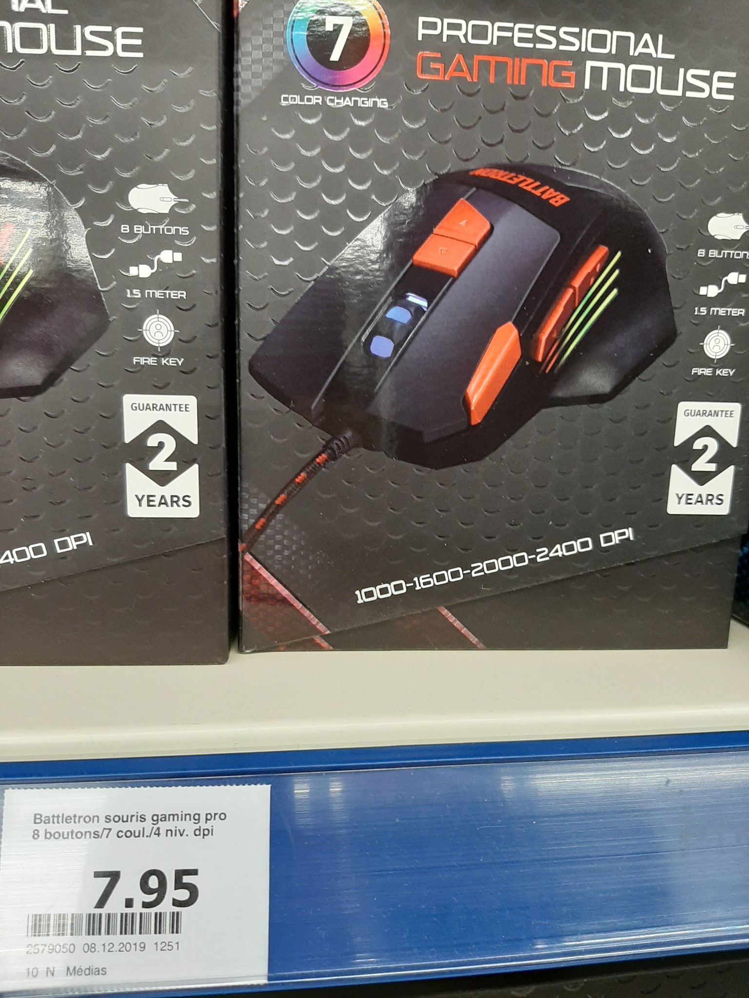 Battletron Souris de gaming.