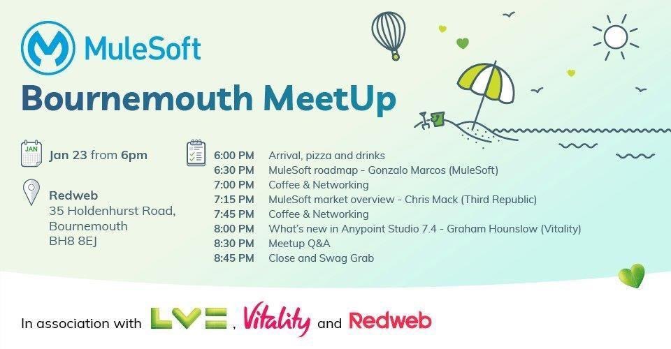 _ShareGon's tweet photo. Can’t wait to present at the first  #mulesoft  #meetup in Bournemouth tonight. Come along, grab some pizza and let me tell you what we are planning to bring to our platform this year! https://t.co/ccSAKC8z1B