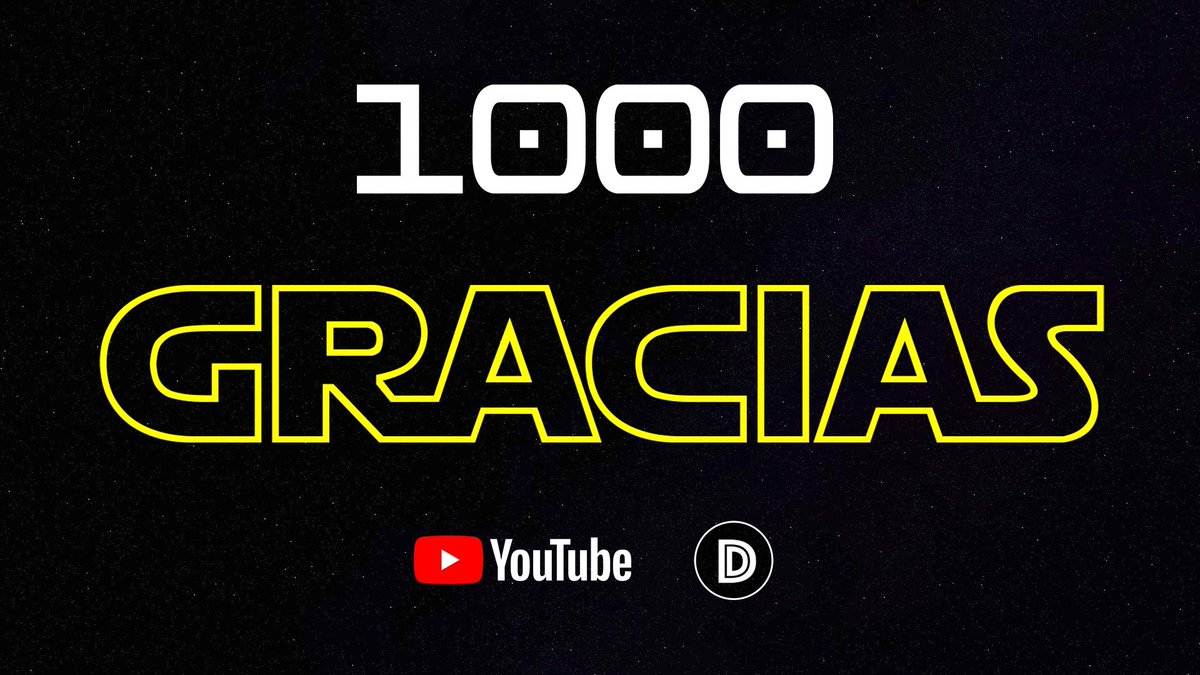 danidune_'s tweet photo. Gracias a los 1000 suscriptores por llegar al canal y estar ahí en cada video y directo. ¡Seguimos! ✊🏻
#battlefront2 #battlefrontguia #battlefrontespañol #frikigamer https://t.co/ikBiTNfWxu