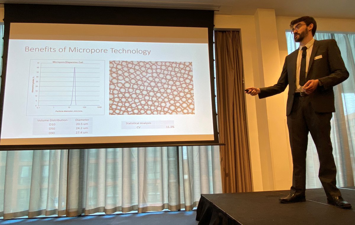 MicroporeTech's tweet photo. Excellent day yesterday at @Britest_Ltd #ProcessUnderstandingDay, explaining how #membraneemulsification creates high quality #emulsions using a reliably scalable process, meaning less waste, enhanced product performance and decreasing development timelines. #innovation 💡 https://t.co/Y4MA0Hnnx8