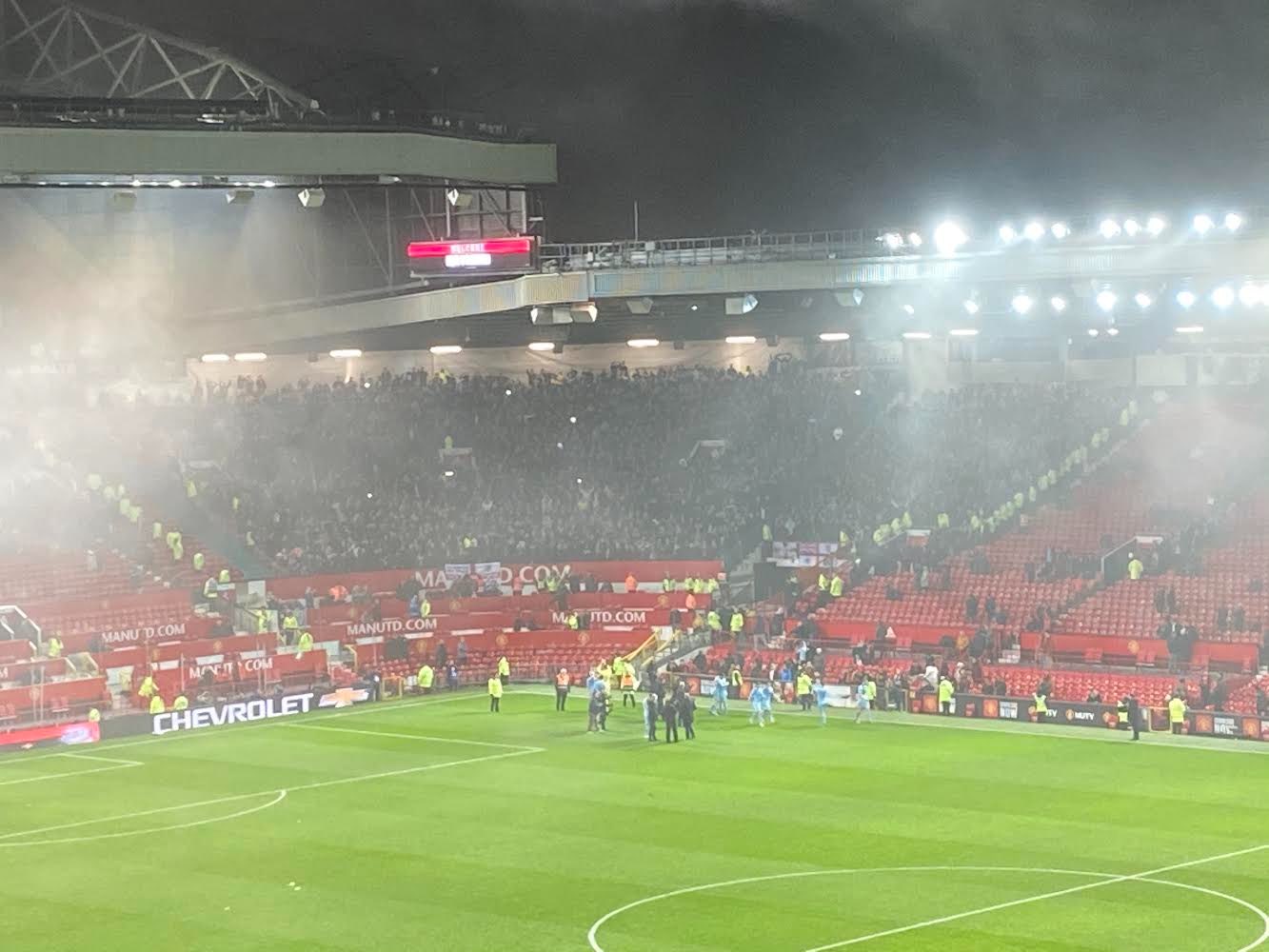 The Away Fans on Twitter "Burnley fans at Old Trafford last night