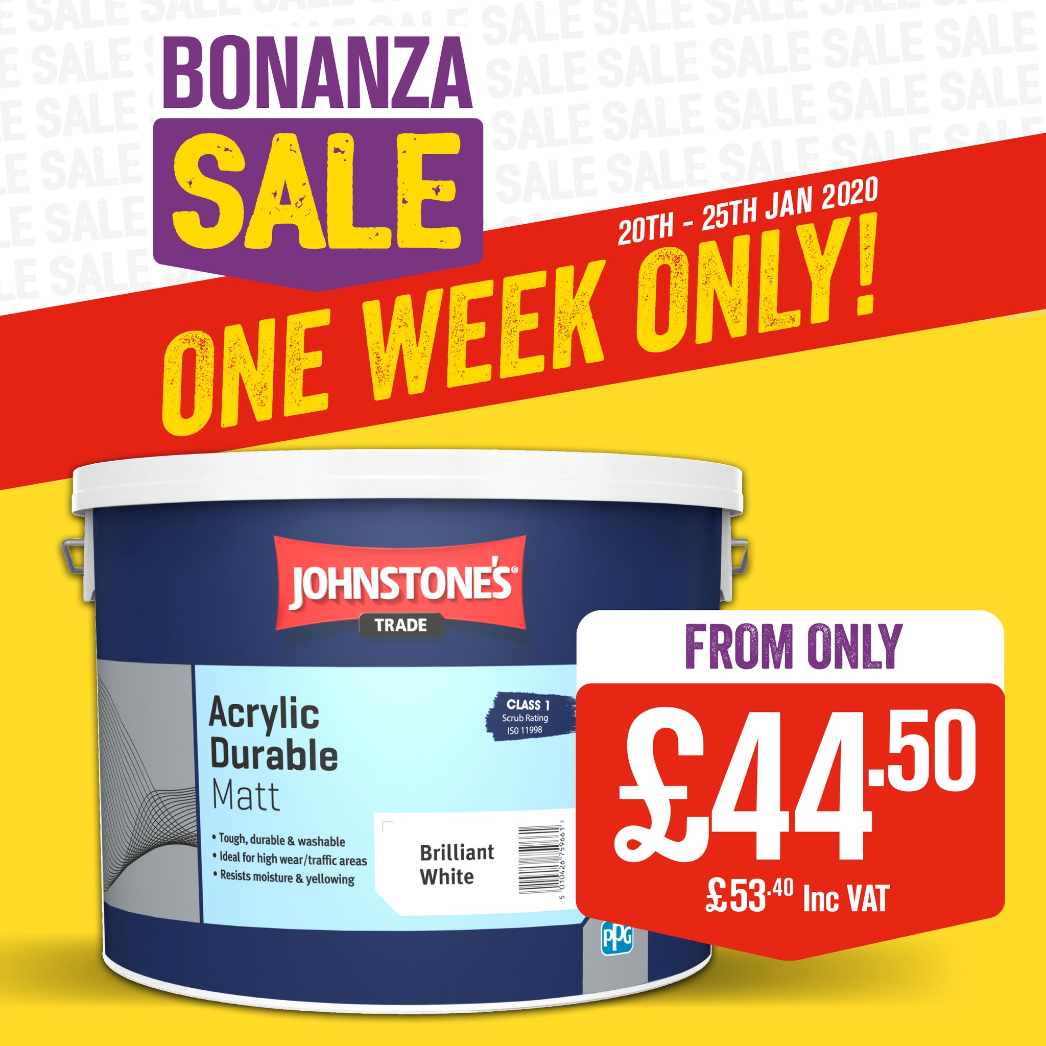 Johnstone's Decorating Centre on Twitter "Looking to bag a BonanzaSale bargain? Head into your