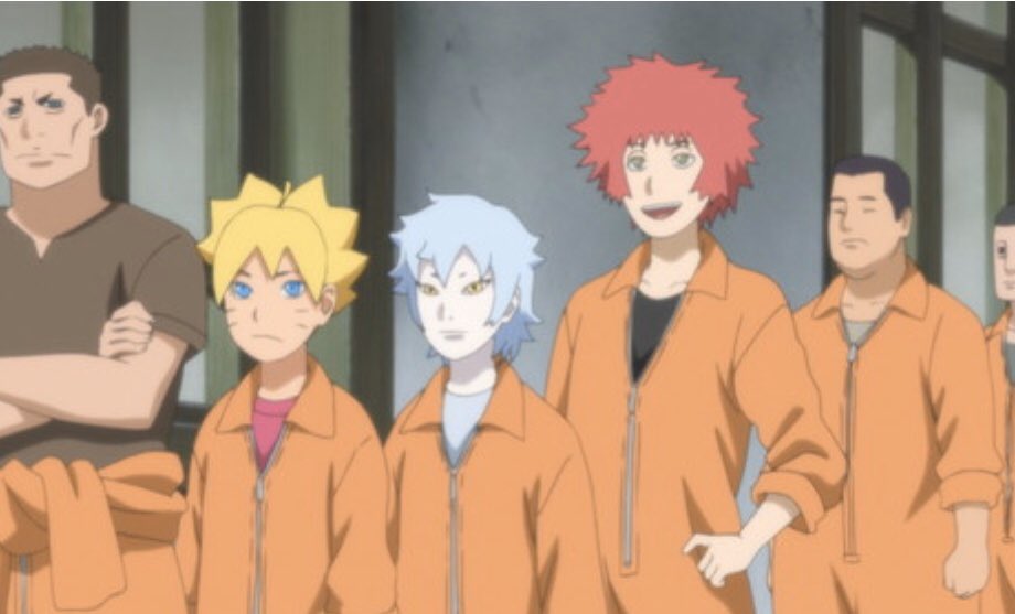 Boruto dan Mitsuki dipenjara 