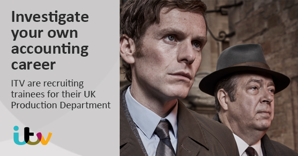 <a href="/ITV/">ITV</a> are recruiting trainees, in partnership with 
<a href="/ProductionGuild/">The Production Guild of Great Britain</a>  to work on their productions. You could be one of them! For more info visit tinyurl.com/tvzwf3e:  #TVdrama #accounting #accountingjobs