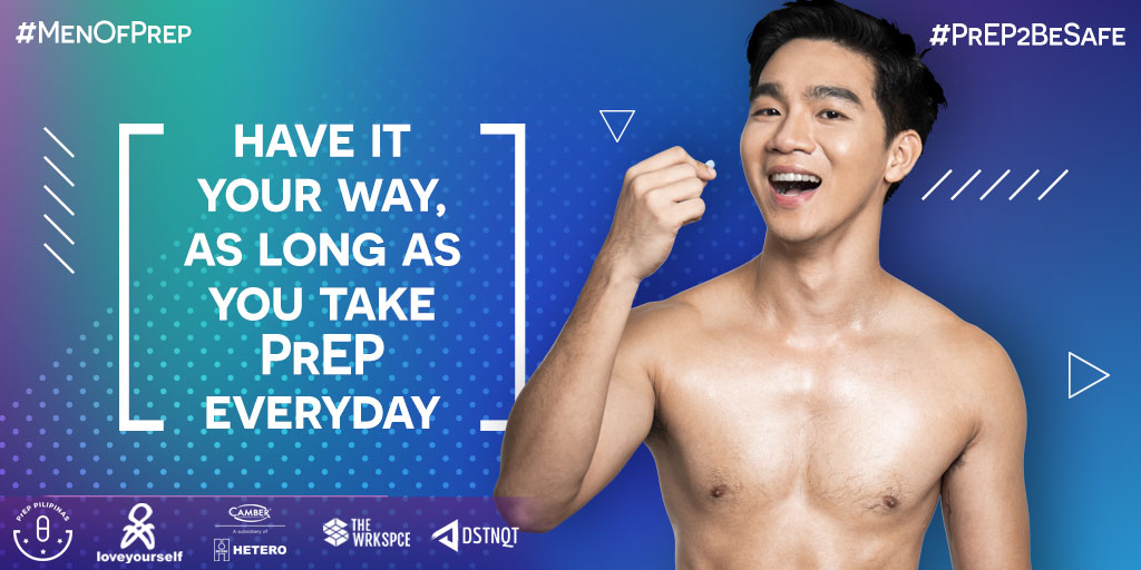 LoveYourselfPh's tweet photo. PrEP is about power. The power to take control of your sexual health and wellness
Take PrEP and experience peace of mind while having sex. #MenOfPrEP
Get yours now at https://t.co/Y3TK5uEdLZ. #PrEP2BeSafe https://t.co/nCheuCaqyK