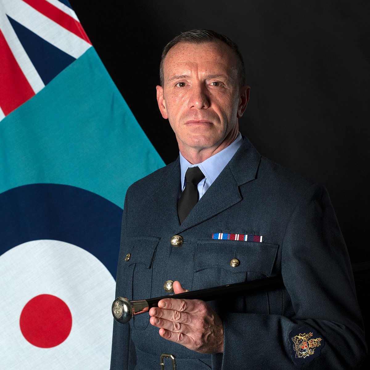 Congratulations to RAF Cosford's Station Warrant Officer, Brian Hagan, who, after joining the <a href="/RoyalAirForce/">Royal Air Force</a> on 23 January 1990, has achieved 30 year's service today. Before anyone asks, yes, he is smiling. This is how RAF Station Warrant Officers smile.