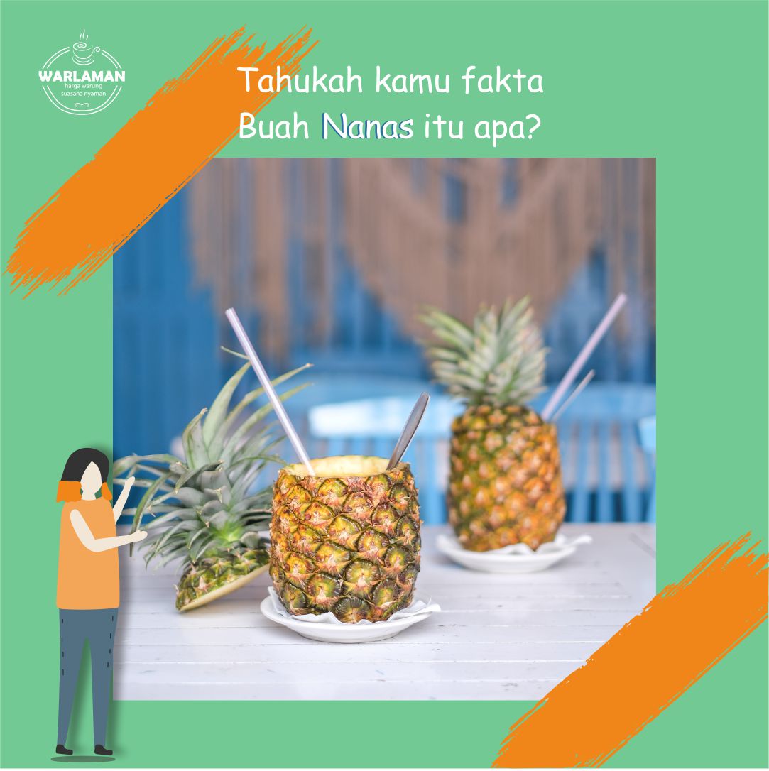 Naah ada yang tau gak nih guys apa fakta unik dari buah nanas?? Hayoo siapa pecinta nanas cuung🙋🏻‍♀️🙋🏻‍♂️