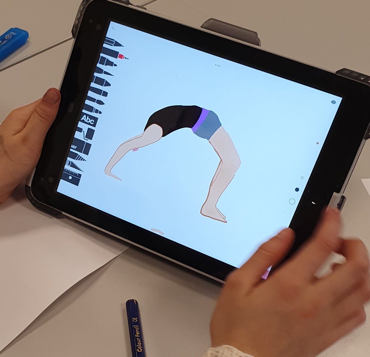 hioeen's tweet photo. Using Sketches to suggest an active environment in our Spanish partner school!ππ€Great tool!π€#dlabprojectday2 #eTwinning #erasmus https://t.co/mjDiimx569