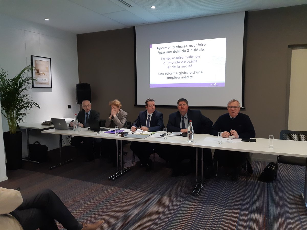 Rencontre Régionale #GrandEst avec Fédération Nationale des Chasseurs  #Reims avec le Président <a href="/WillySchraen/">Willy Schraen</a> @chasseurdefrance et les Présidents des Fédérations des Chasseurs du Grand Est