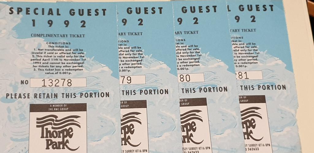 Back when we were special!! <a href="/THORPEPARK/">Thorpe Park Official</a> (can't remember why, but must have done something right🤔) <a href="/MemOfThorpePark/">MemoriesOfThorpePark</a> #VIP #thorpepark #godiamgettingold