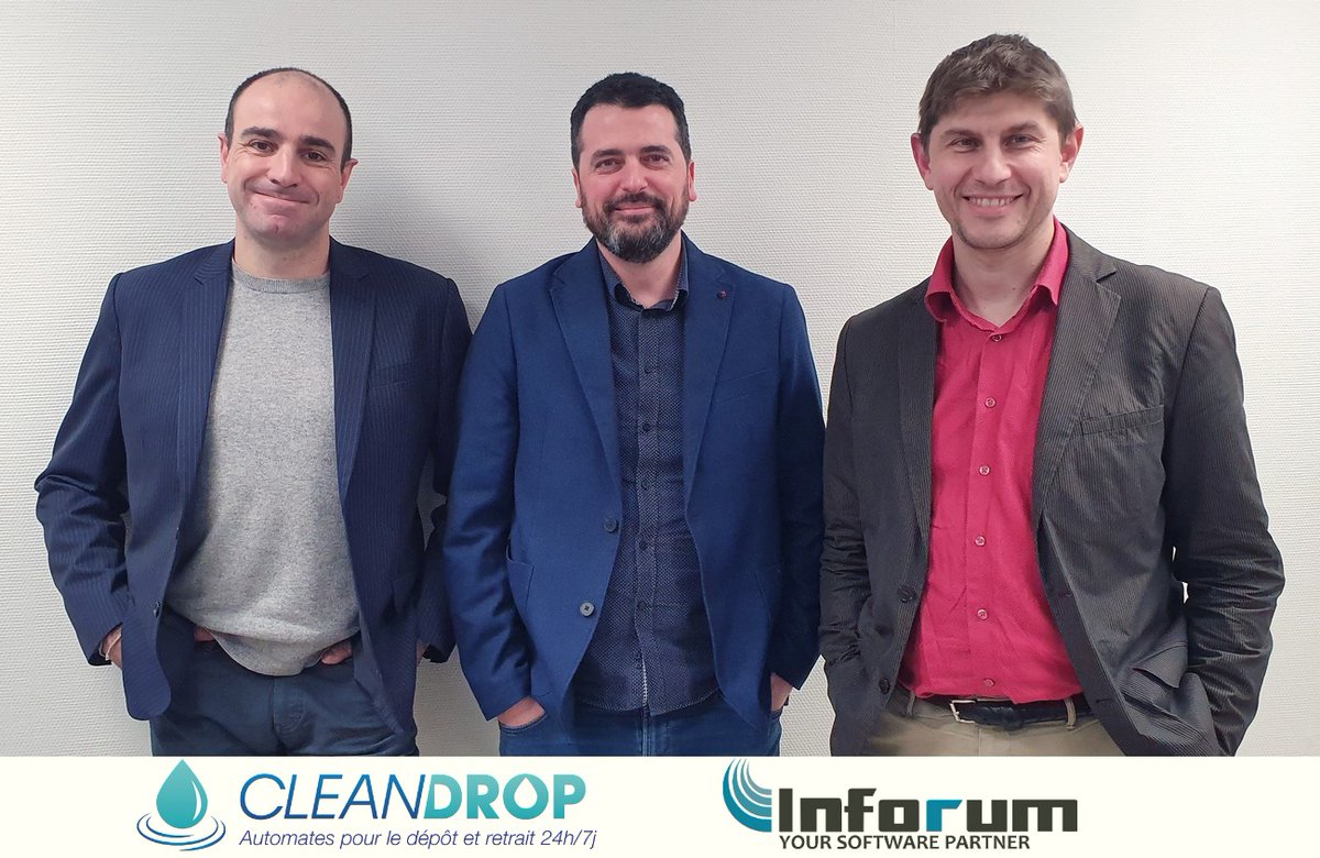 GestiClean's tweet photo. C'est officiel, notre nouveau #partenariat avec @CleanDrop1  afin de vous fournir des offres commerciales complémentaires ainsi qu'une gestion des casiers #Cleandrop avec #GestiClean.

Plus d'infos ici 👉https://t.co/rZ3ULQxLaB

#inforum #casiersconnectés #logicielpressing https://t.co/DwU7rBgdkL