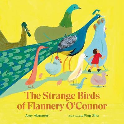 From the chickens that led her to a formative encounter with the strangeness of the world to the peacocks of her later life, THE STRANGE BIRDS OF FLANNERY O'CONNOR are considered by <a href="/amyalznauer/">amy alznauer</a> &amp; <a href="/pingszoo/">Ping Zhu</a> - April, <a href="/EnchantedLion/">Enchanted Lion Books</a>. Customers: bit.ly/2RkPGo5 #buyersnotes