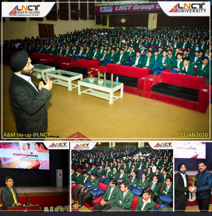 #LNCT Group Tie-up with #AspiringMinds (A&M)
