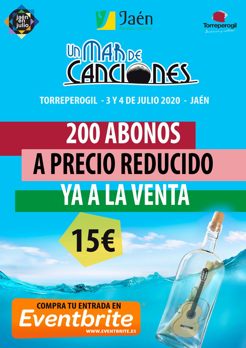 Ya disponibles los primeros 200 abonos a precio reducido.... no puedes perderte un festival único como el nuestro.... eventbrite.es/e/entradas-un-…
