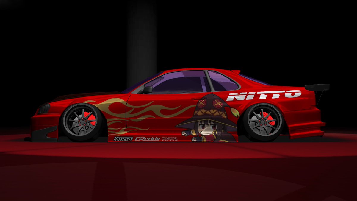 016StreetAttack's tweet image. やっとリクのER34完成させた（

S-tunerの4枚嫌だから2枚のERってことにしといて😬

痛車は何気に初めて作った🙄

#stuner