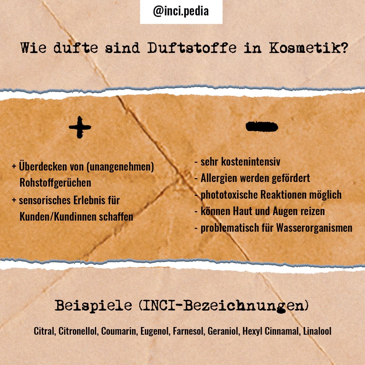 incipedia_de's tweet photo. So dufte sind Duftstoffe in Kosmetik ⬇️ #incipedia #skincare https://t.co/KnDoVllOOs
