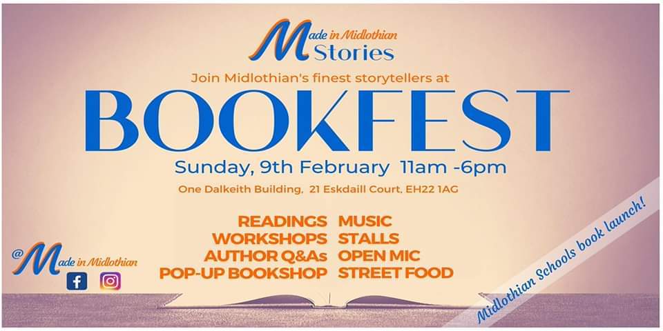 MimStories's tweet photo. @EdinCityofLit 
Shout out for the first Midlothian Bookfest! 9th FEB! @MimStories
https://t.co/aoWzUTcr1n https://t.co/NHXDdeMmWF