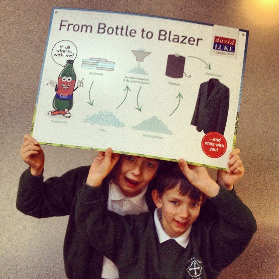 FavouritesLtd's tweet photo. This picture was modelled by my children in 2012 when we first started to sell the Eco blazer by @David_Luke. Still providing best quality and sustainability today. #ecouniform #ouruniformsdontcosttheearth  🌿🌎 https://t.co/nX4t0KtObI