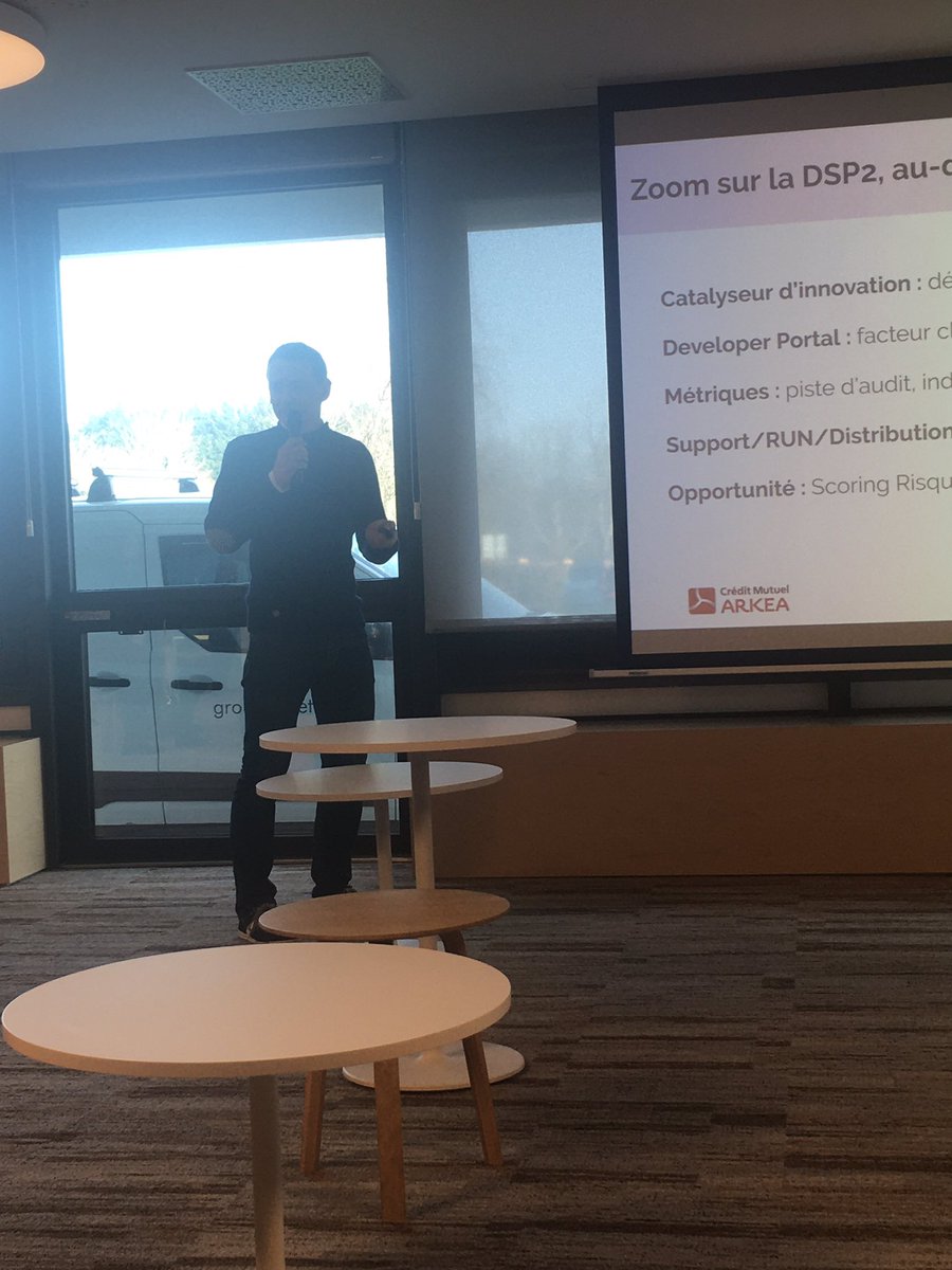RachLNico's tweet photo. [Club Arkéa] « Open banking, le 3e canal » ce midi, présentation très intéressante avec @dantecf @cdrion et @ntisserand ☺️ - @WeAreArkea https://t.co/iYVkLuXjvR