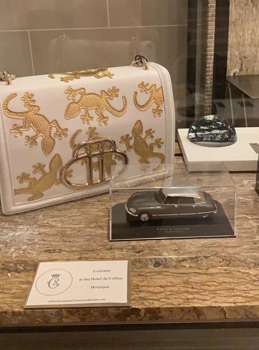 BARCHIBAGS's tweet photo. “We are particularly proud to announce that the BARCHI Geko Bag Collection is available at Hôtel de Crillon’s boutique. Find us now at one of the most iconic Palaces in the world.”

#barchibags #GekoBagCollection #fashionaccessories #fashion #hautecouture #paris https://t.co/Qu5R2iGSe1