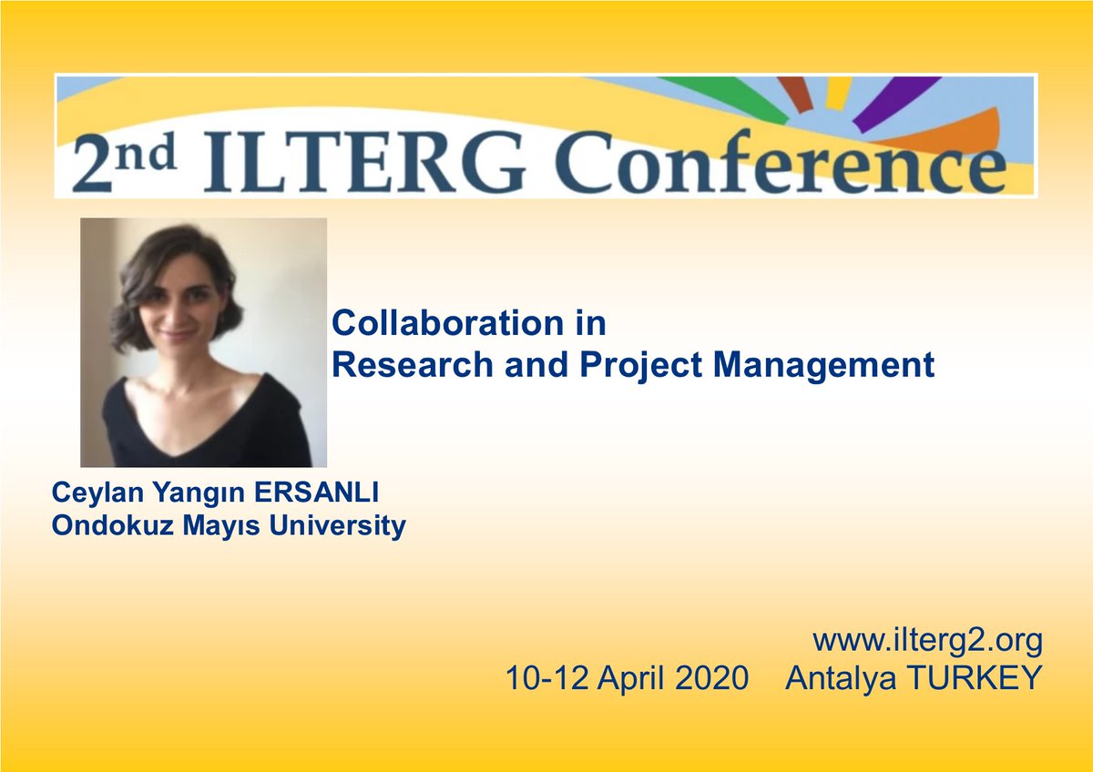 ILTERG_KA2's tweet photo. Waiting for you at 2nd ILTERG Conference, Antalya https://t.co/ejv7DToeZJ