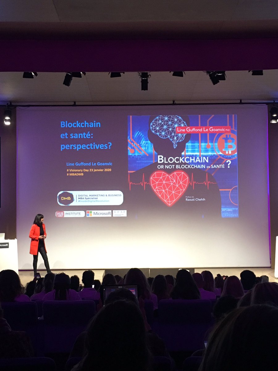 #VisionaryDay #MBADMB 
Quelles sont les perspectives de la blockchain et de la santé ? <a href="/Line_LLG/">Line Guffond Le Goanvic PharmD</a> <a href="/microsoftfrance/">Microsoft France</a> <a href="/MBADMB/">mbadmb</a>