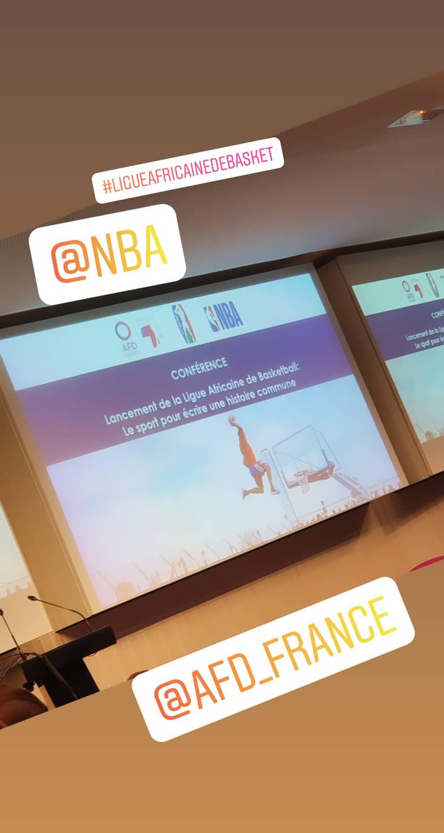 L'histoire est en marche, avec <a href="/AFD_France/">Agence Française de #Développement (AFD) 🇫🇷 🇪🇺</a>, <a href="/NBA/">NBA</a>, <a href="/thebal/">Basketball Africa League</a> et le lancement de la Ligue Africaine de Basket. #afrique2020 <a href="/RemyRioux/">Remy Rioux</a>