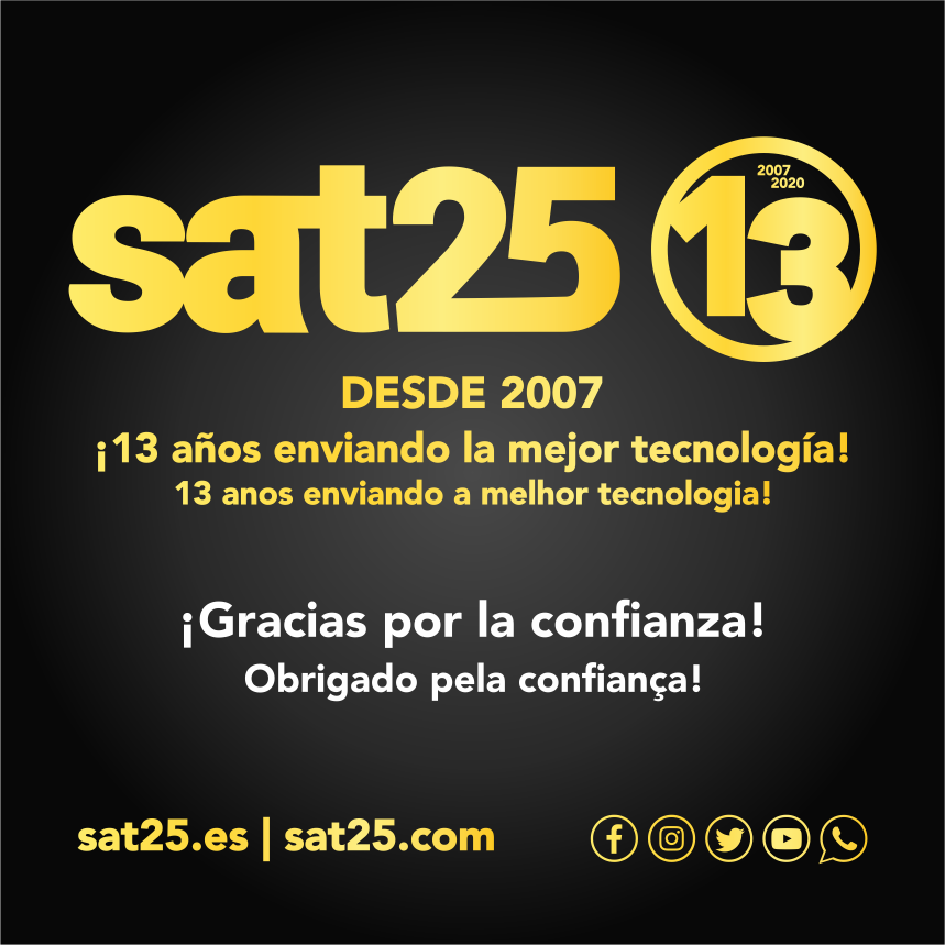 sat25's tweet photo. ¡2007-2020, 13 años enviando la mejor tecnologia!
https://t.co/j7PnG2y9Bs > Enviamos Tecnologia
#sat25 #iptv #tv #satélite #energia #solar #cctv #smarthome #amiko #amikohome #vuplus #strong #formuler #infomir #minix #evo #safire #tecatel #exide #optimabatteries #13años https://t.co/IFGE1VYP6Y
