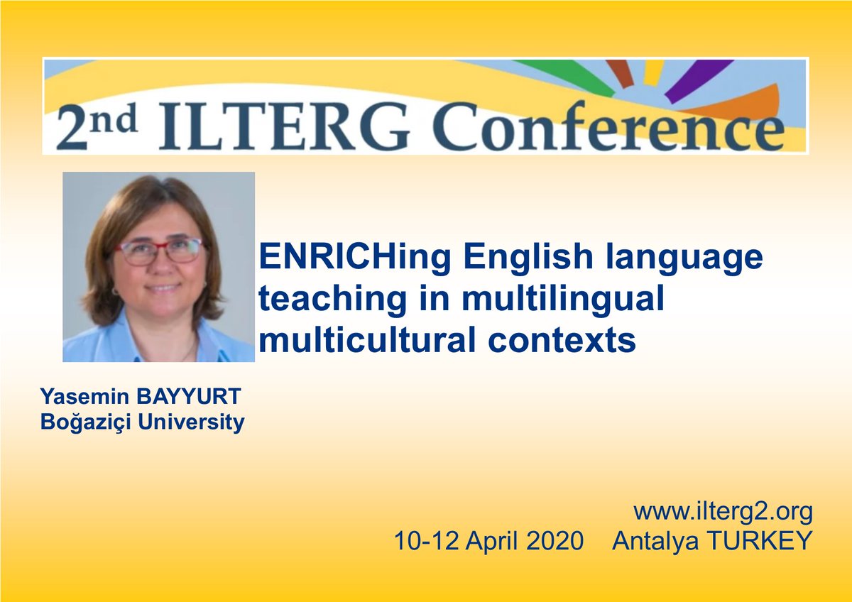 ILTERG_KA2's tweet photo. Waiting for you at 2nd ILTERG Conference, Antalya https://t.co/nZR6JR35Os