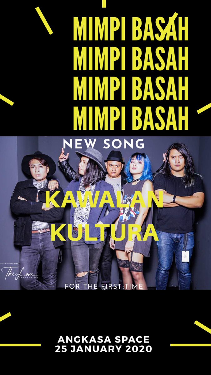 It’s happening this SATURDAY at Angkasa Space. Our first time performing the latest song of the album. KAWALAN KULTURA.

#MIMPIBASAH #ROCKNROLL