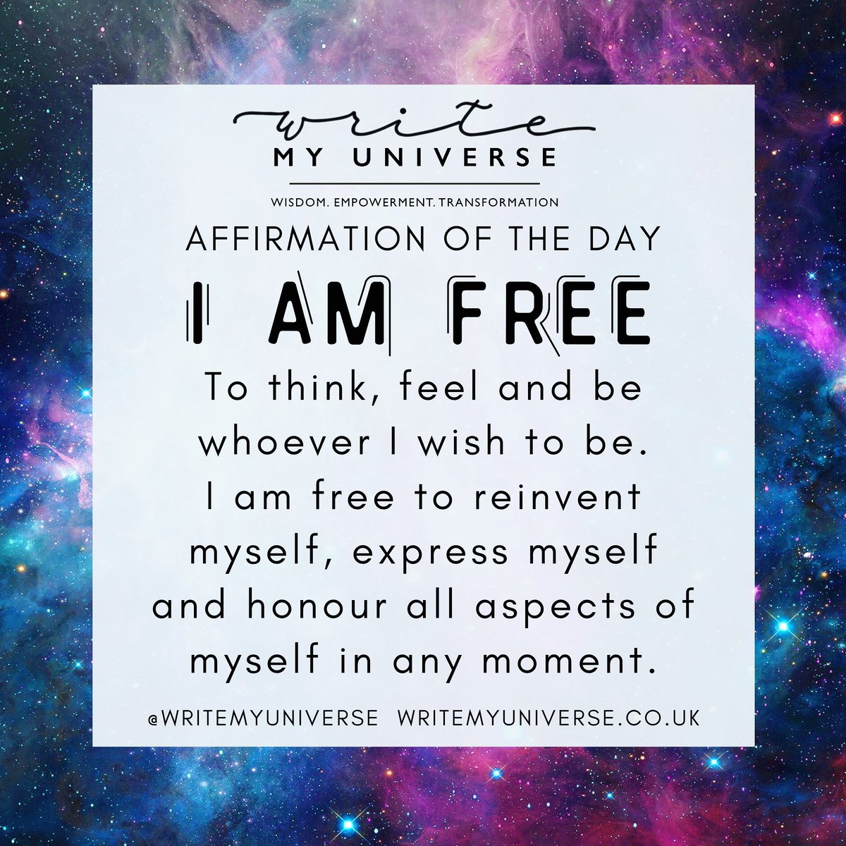 MissAnnaInver's tweet photo. You are free if you can find the freedom within yourself regardless of your outer influences. Life can be gnarly, but it need not define you.

#PositiveVibes #Affirmation #freedom https://t.co/9kfVY3azcW