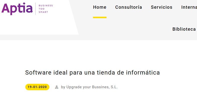 En este artículo la consultora <a href="/AptiaB/">Aptia Business</a>
 detalla muy bien el #Software para una tienda #tiendaonline  #Negocio de informática y coincide bastante con un sistema que ofrece el mayorista <a href="/Infowork_iw/">Infowork_iw 🤝🏼 📦 🧡🖤🧡</a>
 en colaboración con nosotros
aptia.es/publicacion.ph…