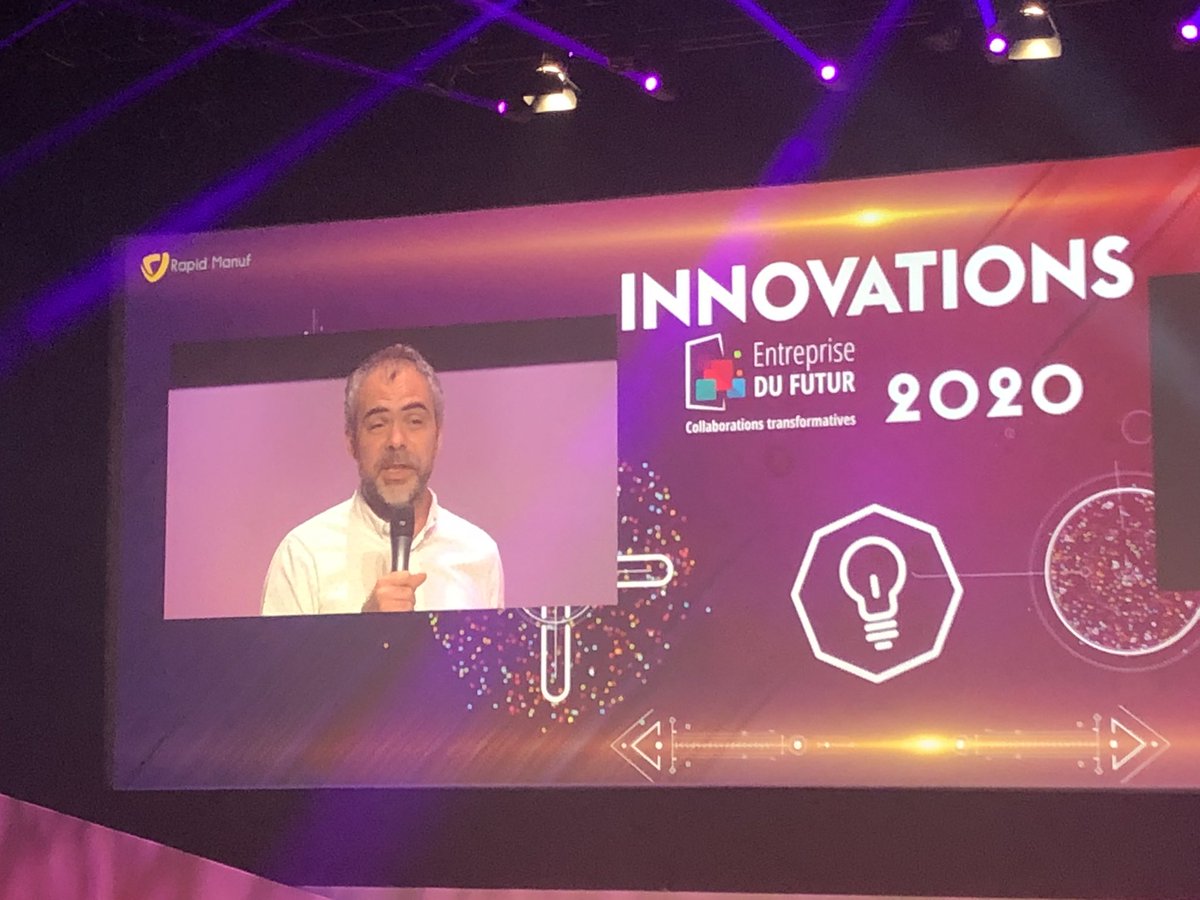 Luc_Romano's tweet photo. @RapidManuf fier de sponsoriser l’@EDFutur et d’avoir réalisé les trophées de l’#innovation 👍 en #impression3D et #posttraitement https://t.co/3y0aWTKes5