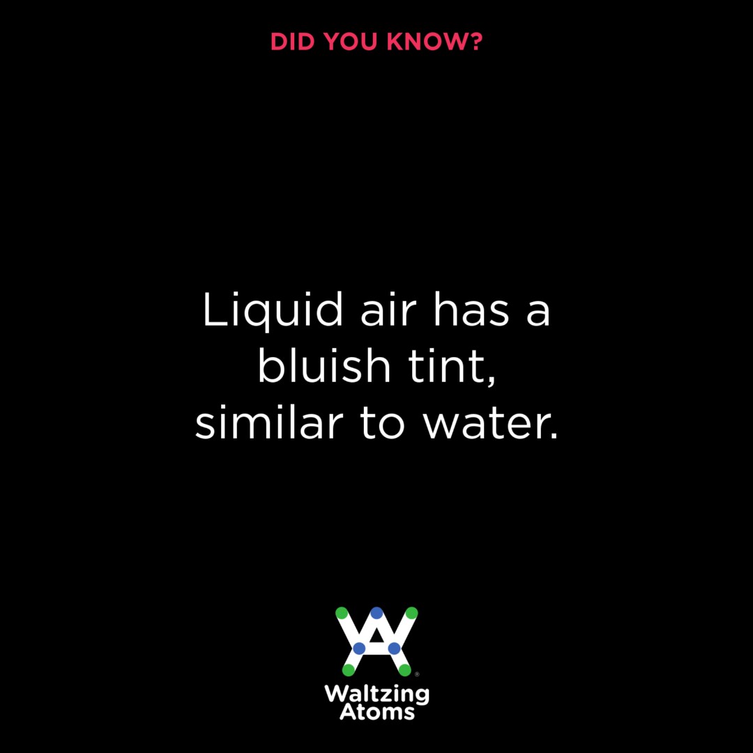 waltzingatoms's tweet photo. DID YOU KNOW? #letswaltz #didyouknow #chemistry #LiquidAir https://t.co/MVWCmUlV0v