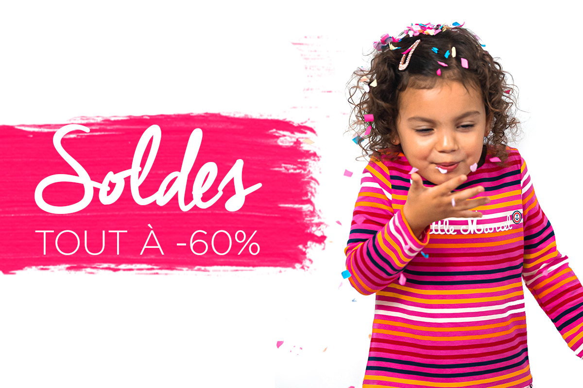 _littlemarcel's tweet photo. Tout pour vos bouts de chou ! 

TOUTE la collection enfant et bébé est dès aujourd'hui à -60% grâce au code promo LITTLE60 <3

Mettez de la couleur et de la bonne humeur dans la garde robe de vos bambins >>> https://t.co/ktg4vgiCsB

#littlemarcel #soldes2020 https://t.co/jX79PkhAef