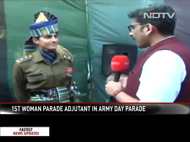 #Watch | Captain Tania Sher Gill speaks to @sanket on leading an all-men contingent at the #RepublicDay parade. Watch the full interview tonight at 9:30 pm on http://ndtv.com and NDTV 24x7