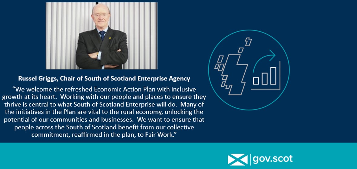 Our economic action plan has now been published, further details available at ow.ly/jjUR50y1JUs #SoSEP <a href="/VisitScotNews/">VisitScotland News</a> <a href="/scotent/">Scottish Enterprise</a> <a href="/scotborders/">SBC</a> <a href="/dgcouncil/">Dumfries and Galloway Council</a> <a href="/ScotFundCouncil/">Scottish Funding Council</a> <a href="/BGatewayBorders/">BGateway Borders</a> <a href="/bgateway/">Business Gateway</a> <a href="/scotgov/">Scottish Government</a>