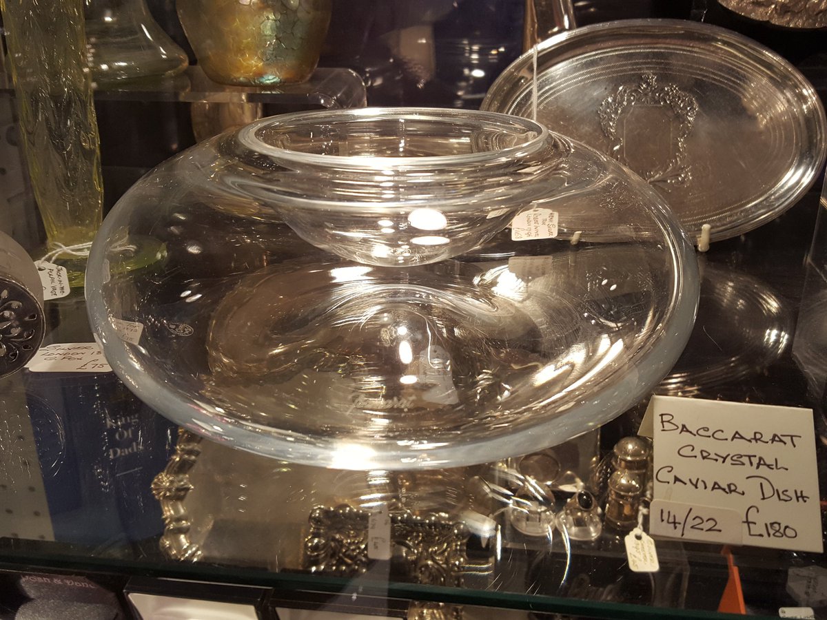 ARDecArts's tweet photo. Baccarat Crystal Caviar dish - £180 https://t.co/fSCj0qVjP1