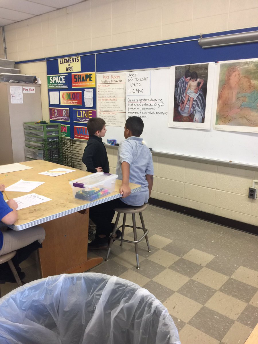 EhpsA's tweet photo. #thinkpairshare in art @GoodwinGator How are these two artworks similar? Different? #studentengagement @EastHartfordPS https://t.co/NsNEw0m405