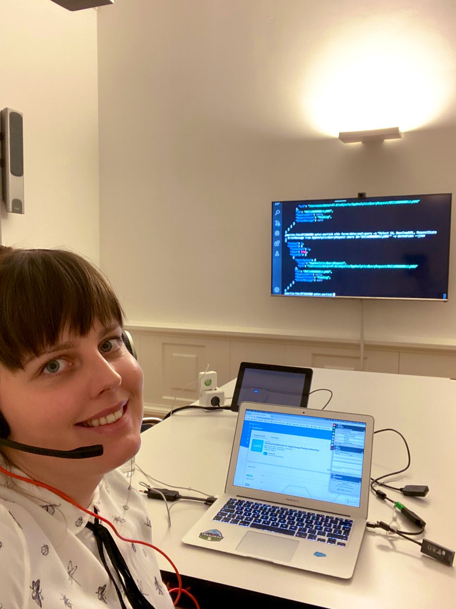 Sharing a moment from the ISV Tech Monthly webinar ‘studio’ in Berlin. I hope you enjoyed the last week’s webinar on App Intelligence! If you couldn’t make it, the recoding is already uploaded to p.force.com/isvtech <a href="/dev4ce/">Peter Martin</a> <a href="/VChalem/">Vanessa Chalem</a> <a href="/partnerforce/">Salesforce Partners</a>