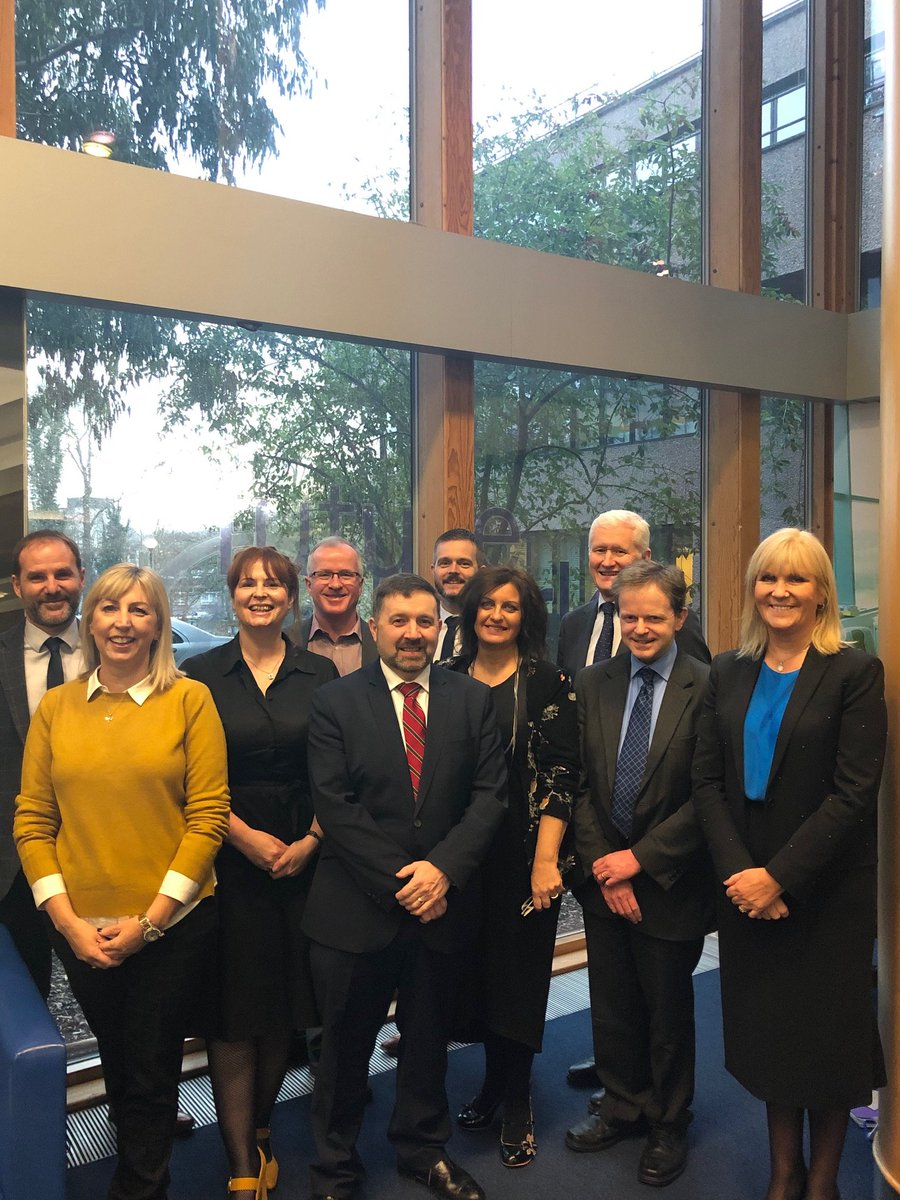 Health Minister Robin Swann meeting with mental health group