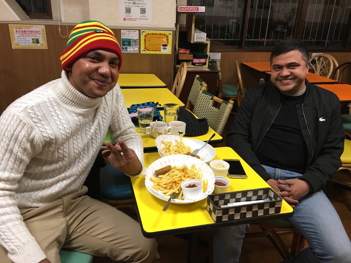 hatagaya_hotel's tweet photo. Guest from JICA😄
Thank you for using Sakura cafe so often!!
We open 24 hours🍴
#sakurhotel #hatagaya #sakuracafe #24hoursopen https://t.co/C8j2nWLeX1