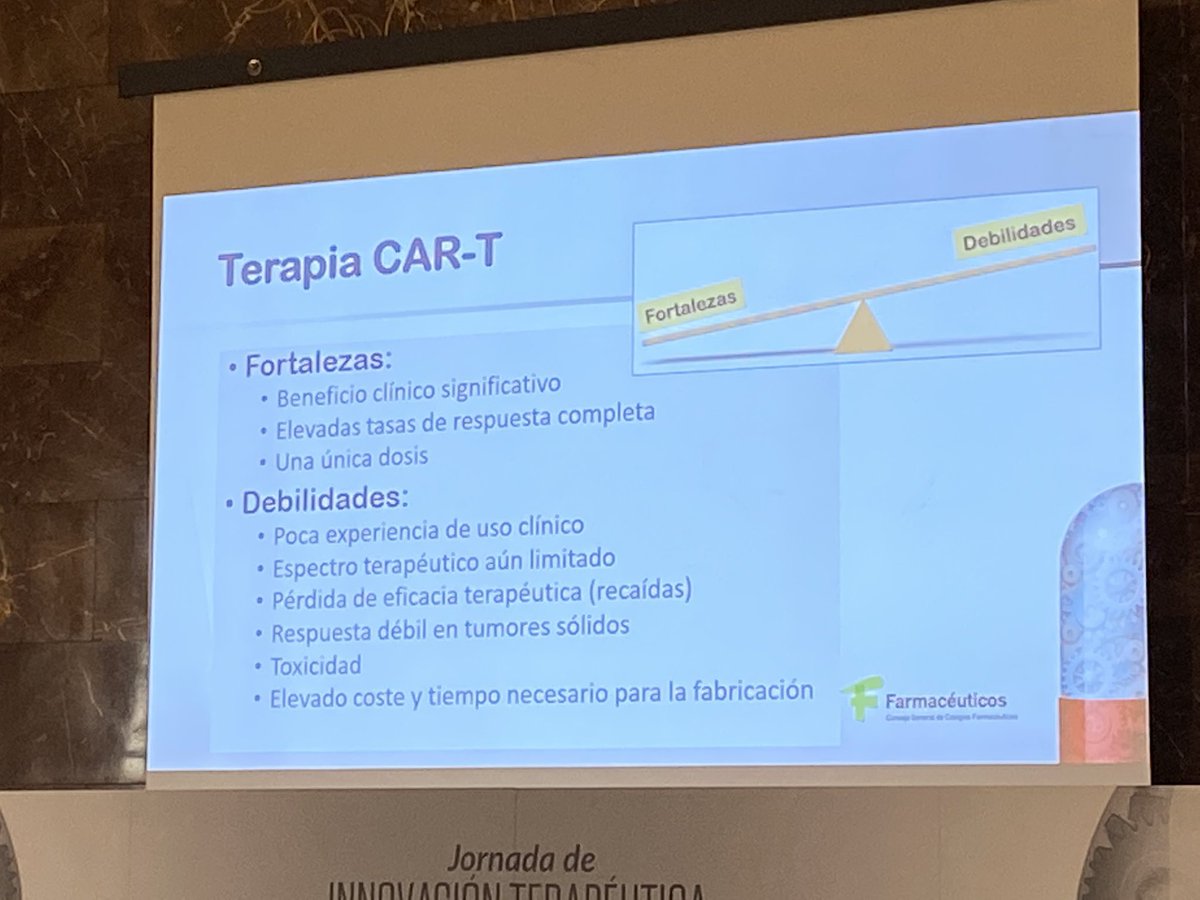 jaimeacosta_'s tweet photo. Excelente presentación de la generalidad, retos y potencialidades de #CART.
Terapia ejemplo de colaboración interprofesional. Potencial de colaboración de la farmacia comunitaria en farmacovigilancia y atención de pacientes con remisión tras alta y sus especificidades.
#JIT2020 https://t.co/xOQhjR3MKr