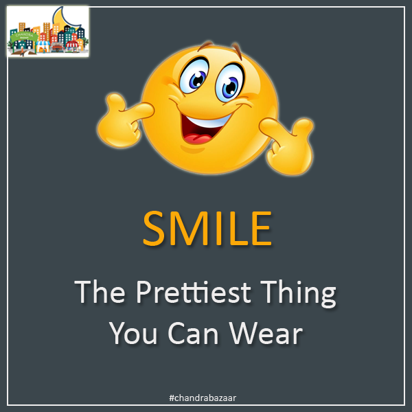 ChandraBazaar's tweet photo. #chandrabazaar #thursdayvibes #ThursdayMotivation #Smile https://t.co/pHJFV31EOe