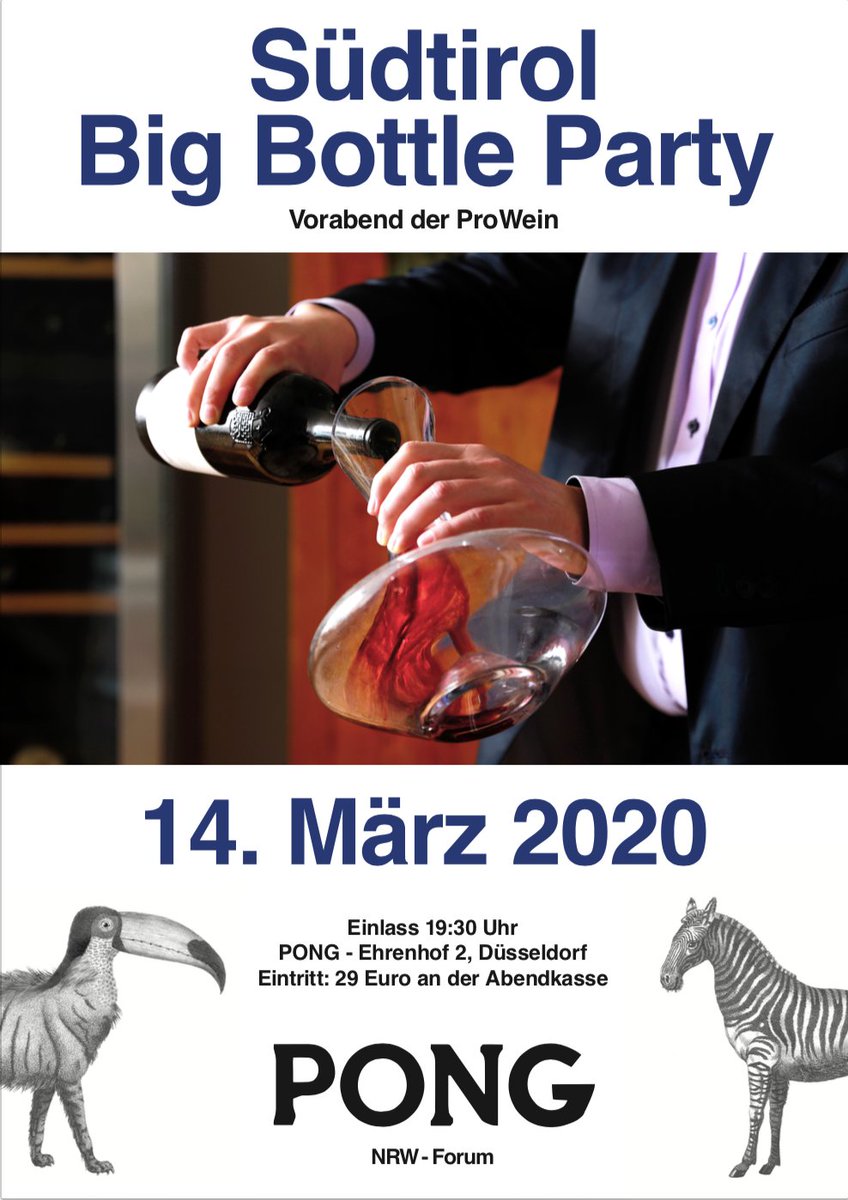 #BigBottleParty am Vorabend der <a href="/ProWein/">ProWein</a> im PONG / <a href="/NRW_FORUM/">NRW-Forum Düsseldorf</a> #Düsseldorf #ProWein2020