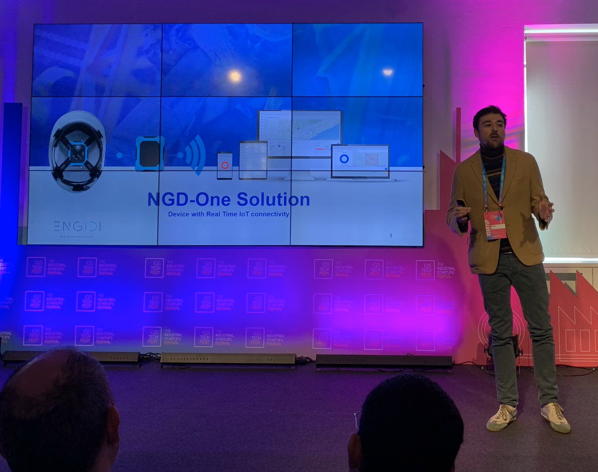 adrianafreitas's tweet photo. Now @Engidi_ NGD-One is a wearable device adaptable to personal protective equipment (helmet, vest and belt) to monitor workers in terms of safety, sending relevant data in real time to an IoT platform. 🚀#IQSTechFest @IQSTechFactory
#IQSNextTech #DEMODAY https://t.co/YmLq3sknVX