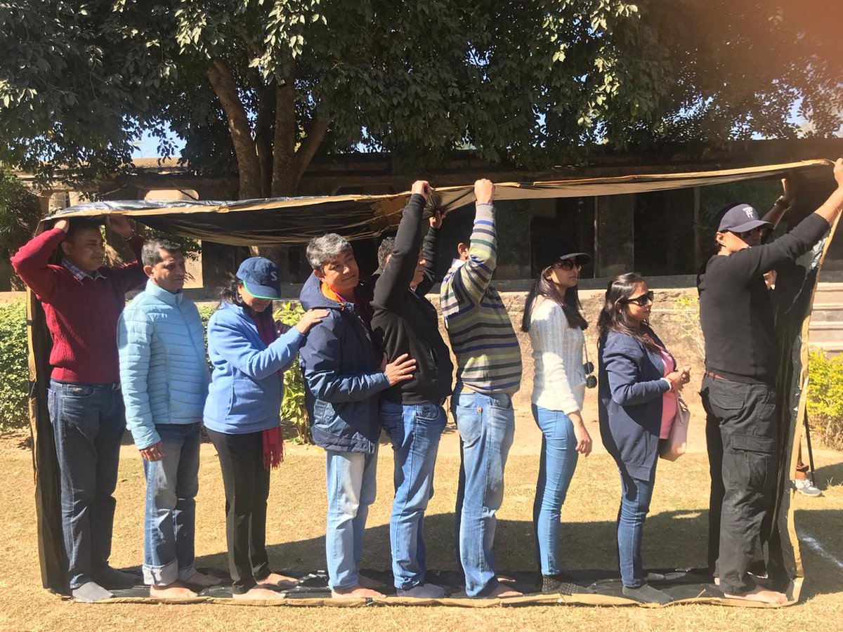 Sita_India's tweet photo. A big hello from #SamodeBagh; a unique experience of a tented camp where the dune coloured tents are luxuriously furnished with every comfort.
Team spirit &amp; the thought of dessert not too far away.we happily survive our training sessions.
Stay tuned for more! https://t.co/TN2qKYdMes