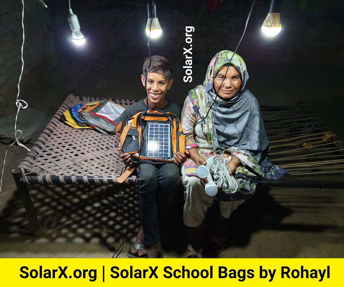 slumschool's tweet photo. SolarX School Bag gift to our hardworking student. One bag empower whole family.
#SolarNightSchool #SolarX #SolarPower #SolarBags #SolarBag #solar #SolarEnergy #solarpower #solarworld #solarpowered #RohaylVarind #solarsolutions #SolarXlabs #solarlight https://t.co/9WMjEjqEWP