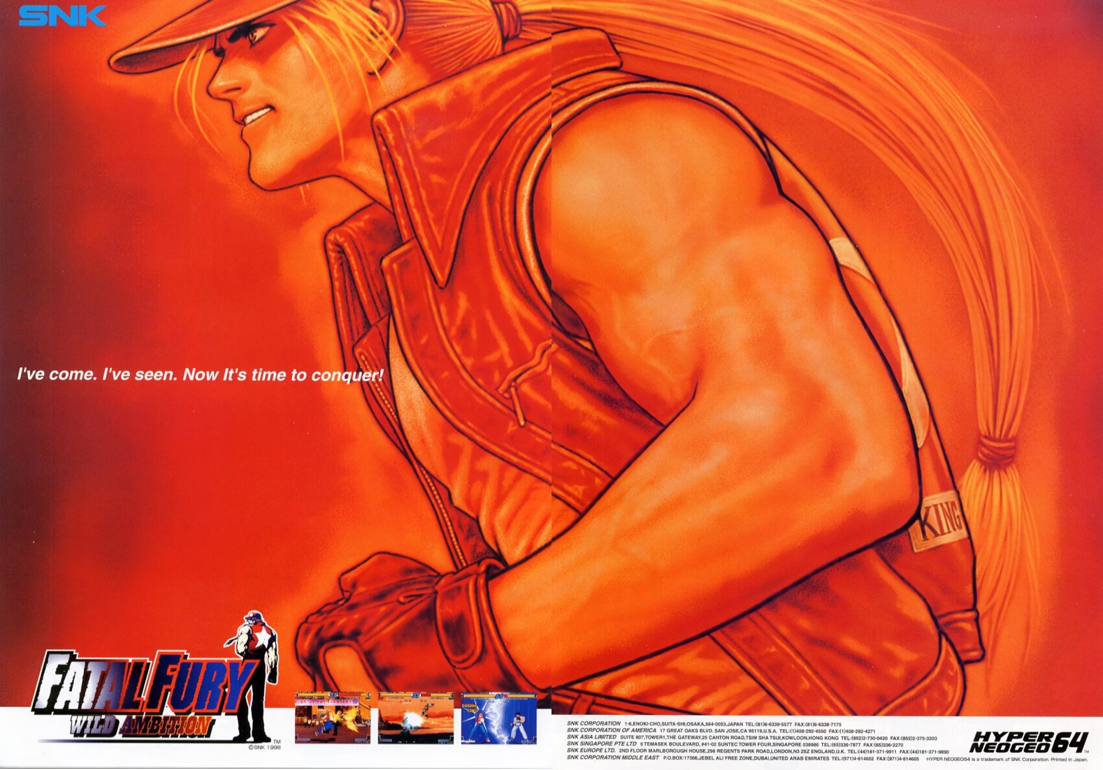 Fatal Fury: Wild Ambition - Arcade - Artwork - Select Screen