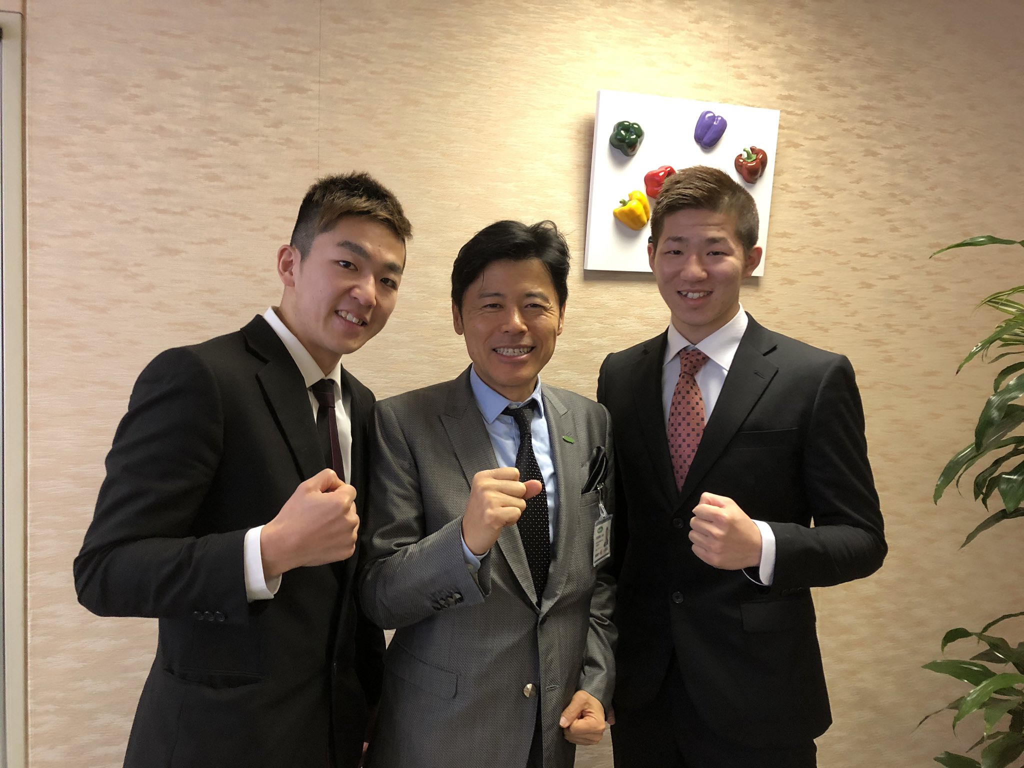 柊 Shu 株式会社サイサン様に訪問させていただきました 川本社長 松井様御多忙の中本当にありがとうございました 19年はデビュー戦 2戦目とサポートありがとうございます 年もよろしくお願い致します サイサン ガスワン ガスワンダフル